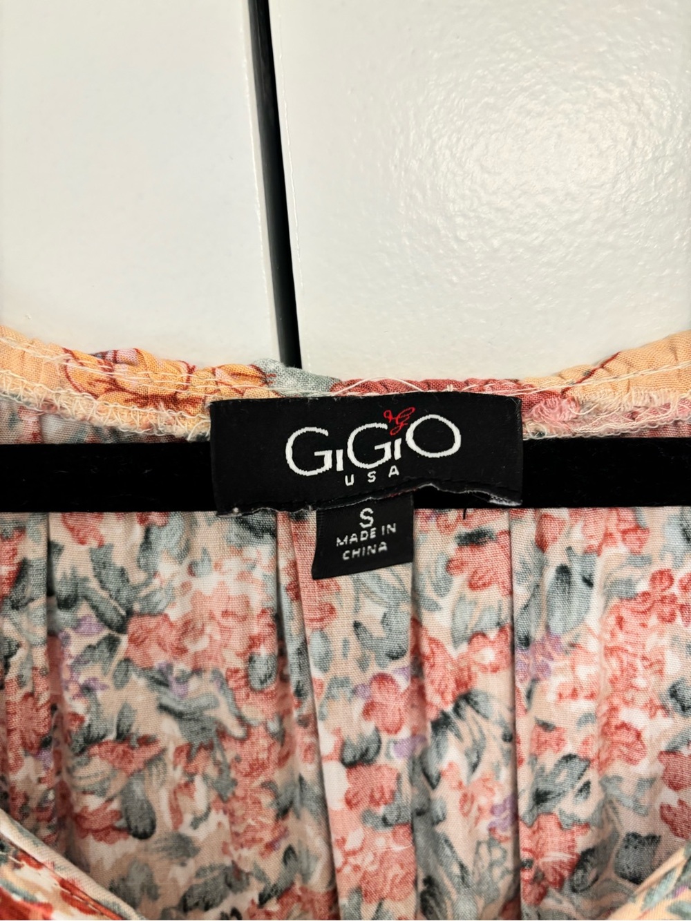 GiGiO Pink Floral Midi Dress with Rose Print - Picture 4 of 4